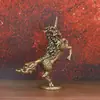 Latón Retro Viejo Fuego Unicornio Adornos Unicornio Fuego Unicornio Pequeños Utensilios de Cobre Artesanías de Latón Pequeños Adornos Decorativos Lote