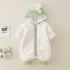 Promoção Roupinhas de Bebê Inverno Acolchoado de Lã Espessado Quente Macacão Romper de Exterior Manga Curta Unissex Roupa de Inverno para Bebê