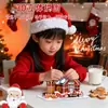 Castillo de Rompecabezas 3D de Princesa Poke Fun Navidad Niños Caja Sorpresa Pulsera DIY Pulsera Ensartar Diversión Manualidad