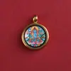 Tarjeta Zodiacal Tangka Colgante Cinco Señores Ocho Grandes Dioses Guardianes Doce Signos del Zodiaco Accesorios Colgantes Tangka Nuevo Estilo Chino