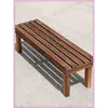 Estante para flores ensanchado anticorrosión madera protección solar capa única suculentas una capa de pie exterior balcón almacenamiento madera maciza exterior