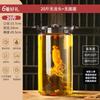 Contenedor de sellado para botella de vino de espuma, Licor de ciruela verde, Tarro de vino medicinal, Olla de vino con grifo, Botella de vidrio para almacenamiento y almacenamiento de vino