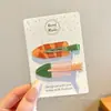 Pinzas para el pelo de helado para niñas, Pinzas laterales lindas para flequillo de bebé, Pinzas de pico de pato, Accesorios para el cabello