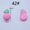 Uma Variedade de Adesivos Decorativos Artesanais de Borracha Macia de Desenho Animado para DIY, Copos de Água, Capas de Celular, Grampos de Cabelo, Acessórios de Cabelo, Decorações para Cabeça