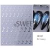 Pegatinas Transfronterizas para Uñas New Nail Art ins Símbolo Musical Gótico Letra Inglesa 3D Adhesivas para Uñas Venta al por Mayor