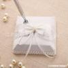 Conjunto de Casamento Ocidental de Quatro Peças com Gravata Borboleta, Caneta para Assinaturas, Cesta para Daminha, Almofada para Alianças, Conjunto de Livro de Assinaturas, Suprimentos para Casamento