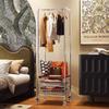 Perchero Antiguo de Pie Simple para Dormitorio Almacenamiento de Ropa Gabinete Removible para Almacenamiento Doméstico Percha para Ropa de Noche