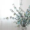 Flor de Salgueiro Nevado Artificial de Alta Qualidade para Decoração de Casa, Arranjo de Flores para Sala de Estar, Decoração de Pousada, Ornamento de Salgueiro Nevado, Adereço de Fotografia para Hall de Entrada