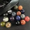 Amazon Cross-Border Venda Quente Cristal Rosa Natural 20mm Contas Redondas Não Porosas Pedra Solta Acessórios para Pulseira DIY Fabricante Atacado