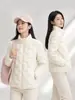 Jaqueta de Penas de Ganso Branco 90 - Leve para Outono e Inverno, Estilo Novo com Gola Alta, Roupa Externa Unissex, Em Estoque