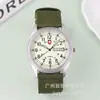 Reloj de Mesa de Calendario de Nylon Impermeable Casual para Hombre Correa de Lona Reloj de Pulsera para Hombre Reloj Deportivo del Ejército Resistente al Desgaste Luminoso