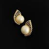 Diseñador Chapado en Oro 14K Arte Geometría Hueca Creativo Francés Retro 2024 Pendientes Fábrica Pendientes Joyería