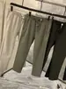 Deportes al Aire Libre~Corte 3D Otoño Nuevas Llegadas 2026 Versátiles para Viajar con Cordón Cintura Elástica Pierna Recta Casual Pantalones Largos