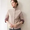 Cárdigan de cachemir con cuello alto y botones para mujer, Abrigo de punto de lana suave holgado Otoño/Invierno, Suéter versátil para exteriores