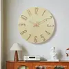 Relógio de Parede de 12 Polegadas 30cm para Uso Doméstico, Relógio Simples para Sala de Estar, Relógio de Quartzo Moderno, Não Requer Furação