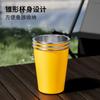 Xiaomi SU7Ultra taza térmica del mismo color para oficina, taza de papel de acero inoxidable desechable, taza acompañante para acampar al aire libre