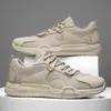 Nuevos zapatos de hombre de otoño para ventas transfronterizas, que aumentan la altura, cómodos, casuales, blancos, zapatillas ligeras de malla transpirable, zapatos casuales