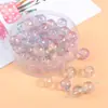 Tinta Transparente Hielo Cuentas de Vidrio Dorado Manchado Cuentas Sueltas Materiales DIY Hechos a Mano Pulseras de Vidrio Accesorios para Pulseras