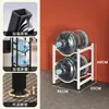 Estante de Almacenamiento de Cubetas de Agua para Piso Simple al por Mayor Estante de Cubetas de Agua Pura para Oficina de Múltiples Niveles Estante de Almacenamiento de Cubetas de Agua de Metal Reforzado
