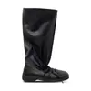 Estilo Chengdu ~ Botas Western Holgadas Retro para Mujer Estación Europea 2025 Botas de Media Caña Fruncidas con Cordones de Ballet Ajustadas