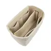 Bolsa de fieltro para cosméticos, nueva y transfronteriza, extraíble, de gran capacidad y con múltiples bolsillos.