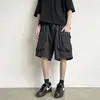 Shorts de Trabajo Retro Americanos para Hombre Verano Estilo Montaña Funcionales Deportivos Cinco Puntos Pantalones Marca de Moda Sueltos Casual Pantalones de Longitud Media