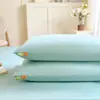 Funda de almohada de algodón Clase A Capa de aislamiento para núcleo de almohada Funda interior de algodón puro para el hogar 48X74Cm Paquete individual