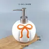 Abóbora de Halloween Cerâmica Garrafa de Banho Banheiro Tipo Pressão Luxo Leve Aparência Sofisticada Atmosfera Festiva Decoração Casa