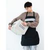 Delantal de lona estilo coreano para el hogar, cocina, para hombre, tienda de té con leche, supermercado, tienda de mascotas, tienda de hot pot, ropa de trabajo para mujer, logo estampado
