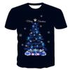 Comercio Exterior Transfronterizo Nueva Camiseta Casual de Manga Corta con Cuello Redondo y Estampado Digital de Dibujos Animados para Hombre Ropa para Hombre