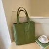 Bolso Tote Casual de Gran Capacidad para Mujer 2026 Otoño Temprano Nuevo Elegante Bolso de Tela a Cuadros Bolso de Hombro Único de Nicho