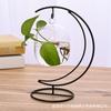 Fábrica atacado criativo micro paisagem ferro quadro pendurado aquário hidropônico pequeno vaso transparente vidro pendurado garrafa decoração de mesa