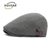 Gorra clásica de espiga para hombre, gorra de béisbol cálida con forro de forro polar para otoño e invierno, boina retro británica para mujer