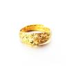 Anel Feminino Luxo Acessível Banhado a Ouro Dourado Flor Aberta Anel Banhado a Ouro 24K Anel Feminino Ouro Areia Vietnamita Anel Feminino Ouro Imitação