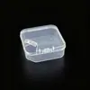 Caixa de Armazenamento Transparente Quadrada Caixa de Plástico PP Caixa de Embalagem Transparente Caixa de Presente de Armazenamento Caixa de Material com Peças e Joias