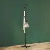Perchero de pie para ropa dormitorio móvil simple perchero para colgar tipo de barra única perchero pequeño para el hogar interior