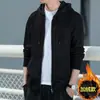 Chamarra tipo waffle para hombre con capucha, chamarra delgada para primavera y otoño, moda casual para hombres jóvenes, combina con todo