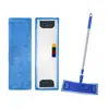 Ventas Directas de Fábrica Suministro Especial para Limpieza Transfronteriza Soporte para Pad de Mopa Absorbente Personalización OEM Pad Plano de Mopa Tejido a Máquina Azul y Blanco