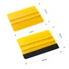 Ferramentas para Aplicação de Película Automotiva Raspador Quadrado com Pano de Veludo Raspador para Película à Prova de Explosão Publicitária Envelopamento de Carro Invisível Raspador para Película de Mudança de Cor