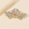 Vários Padrões Cravejados de Diamante, Borboletas Simples, Estrelas de Amor, Broches Fixos Anti-Exposição para Combinar com Roupas