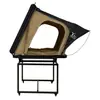 Soporte de Tubo de Aluminio en Forma de U para Puerta de Caravana, Tienda de Techo para Autocaravana con Apertura Lateral, Expansión de Espacio y Practicidad Muy Mejorada