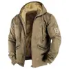 2025 Chaqueta de Abrigo de Algodón Grueso de Invierno de Terciopelo Transfronteriza Chaqueta de Abrigo de Algodón Grueso de Doble Capa para Hombre de Invierno Chaqueta de Algodón Caliente
