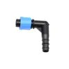 Conector de Fita de Gotejamento Acessórios para Irrigação por Gotejamento 16 22 Fita de Gotejamento Fita de Microaspersão Acessórios Conector T de Derivação Direta Conector de Travamento