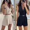 2024 Europa y Estados Unidos comercio exterior transfronterizo ropa de mujer Amazon moda nuevo temperamento delgado traje de viajero mono mujer