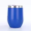 Taza de Huevo de 12 oz Acero Inoxidable 304 Taza con Aislamiento al Vacío Mini Taza de Huevo en Forma de U Portátil para Coche Taza Pequeña para Vino Tinto