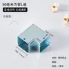 Conector en T de Tubo de Hierro Galvanizado Junta de Tubo Cuadrado para Escalera Accesorios Planos sin Soldadura Esquina en T Leede Zhuj
