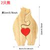 Quebra-Cabeça Criativo de Madeira Transfronteiriço Urso Mãe e Filho Urso Terno de Urso Terno de Elefante Enfeites de Madeira Artesanato de Madeira Enfeites