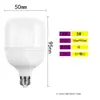 Bombilla de Luz LED Aluminio Recubierto de Plástico Bombilla de Alto Brillo Rosca E27 Lámpara Doméstica de Ahorro de Energía Bombilla de Iluminación de Bayoneta Fabricante Venta al por Mayor