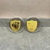 Concha de Agua Oro Puro 999 Tesoro de Riqueza Gato de la Fortuna Pegatina Dorada para Teléfono Móvil Tienda de Oro Promoción de Transmisión en Vivo Regalo para Atraer Clientes