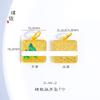 Tienda de oro con accesorios de bricolaje de oro de Vietnam solo este verde miles de millas Jiangshan pequeño collar colgante redondo cuadrado marca mujeres
